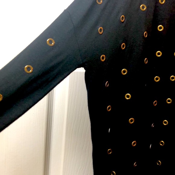 Lynn Ritchie metallic gold tunic. Size small. - Picture 2 of 4